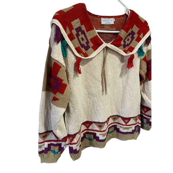 Sweater Loft Artesania Navajo Western wear Style Sweater  Pre-Owned #1349 - Picture 2 of 4